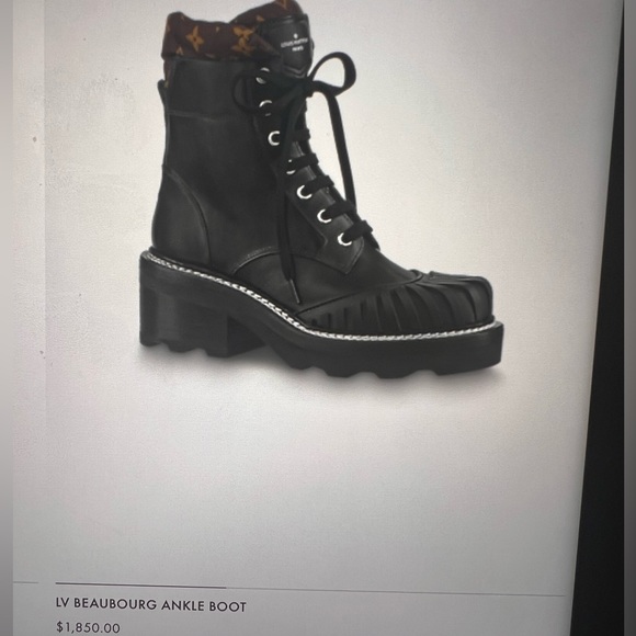 LV Beaubourg ankle boot size 40 - Picture 1 of 6